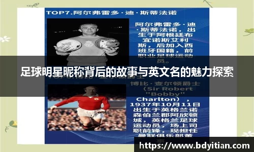 足球明星昵称背后的故事与英文名的魅力探索